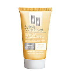 AA Cera Wrażliwa kojący żel do mycia twarzy 125ml